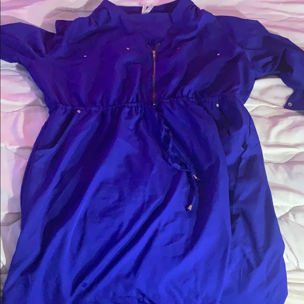 Blue dress